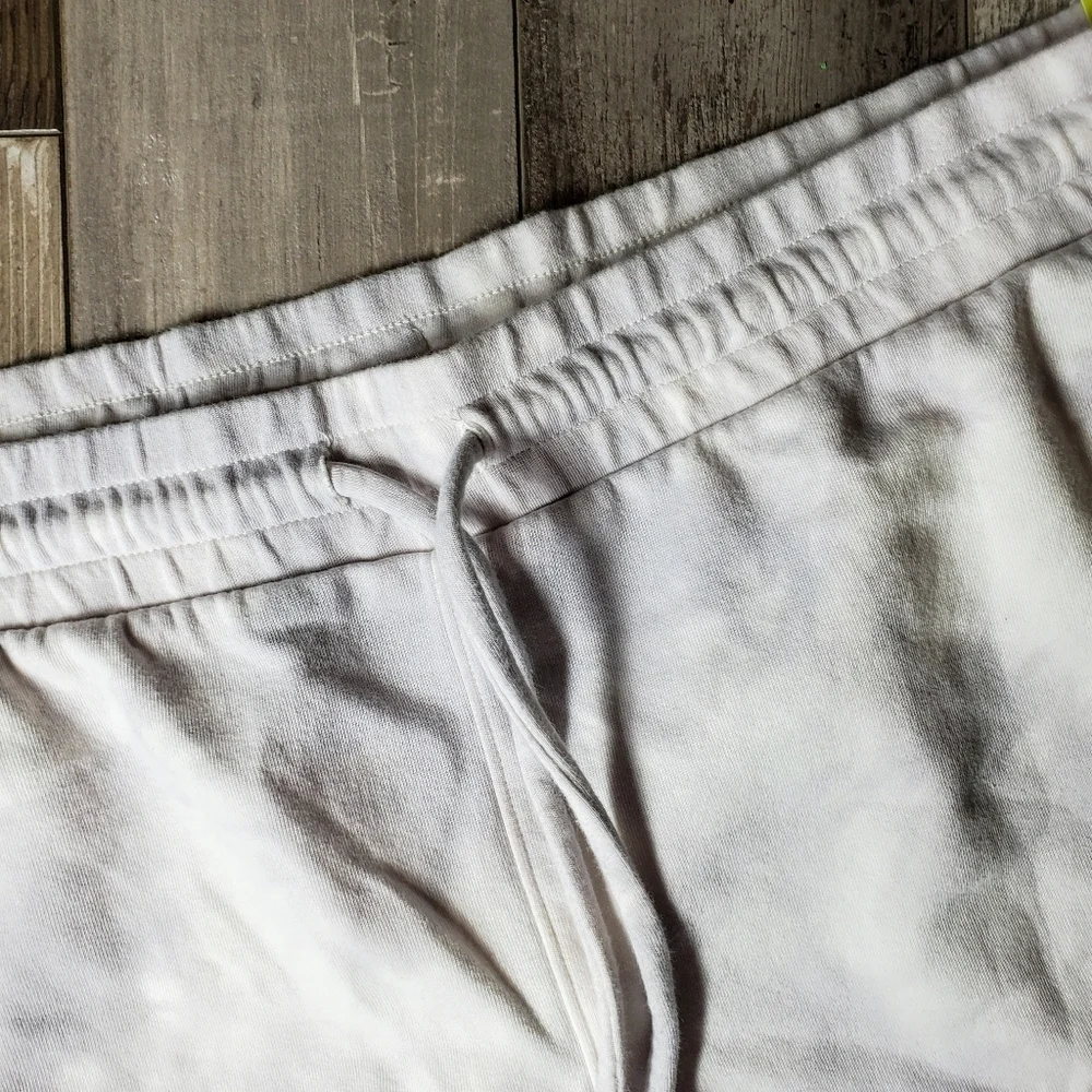 NWT All in Motion Men's French Terry Premium Joggers Size XXL Gray Tie-Dye